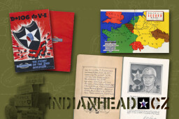 INDIANHEAD.CZ IM60003 US 2ID WWII BOOKLET D+106 TO V-E NAMED BY WILLIAM H. SCHIRMER